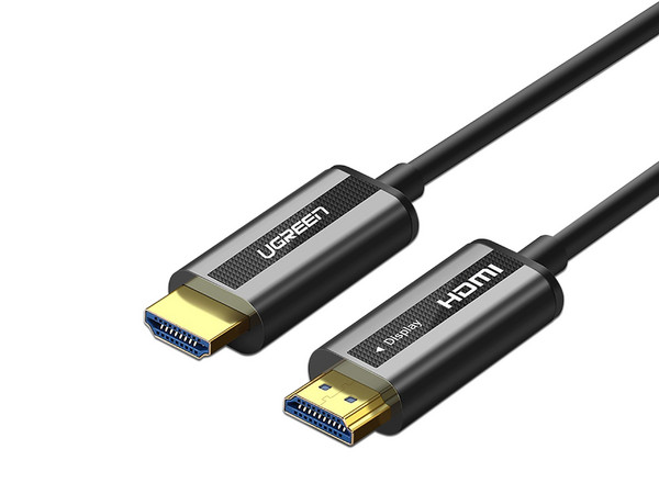 Cable de Video UGREEN HDMI (M-M) de 20 metros, 4K, transmisión unidireccional, Color Negro.