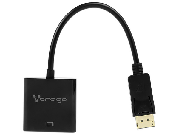 Adaptador de Video VORAGO DisplayPort a HDMI.
