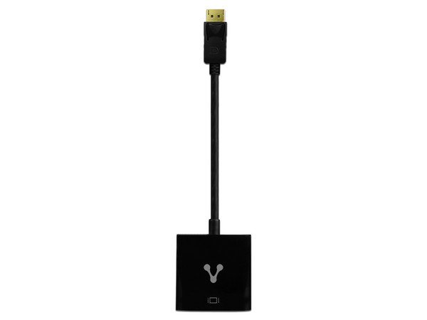 Cable Adaptador VORAGO ADP-301, DisplayPort a VGA (M-H),  Color Negro.