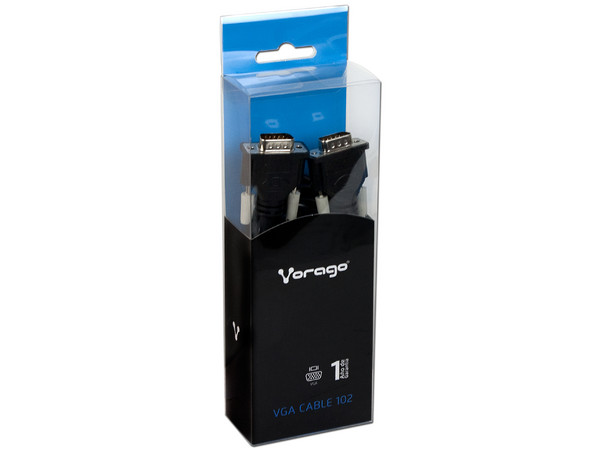 Cable Vorago VGA 15 pin. (M-M), 2m.