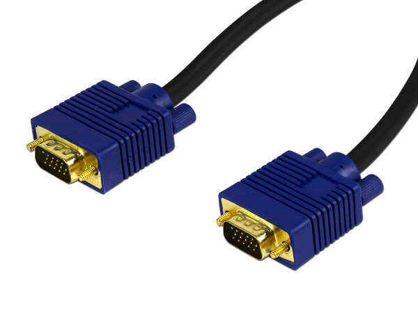 Cable de video Vorago VGA (M-M), 10m.
