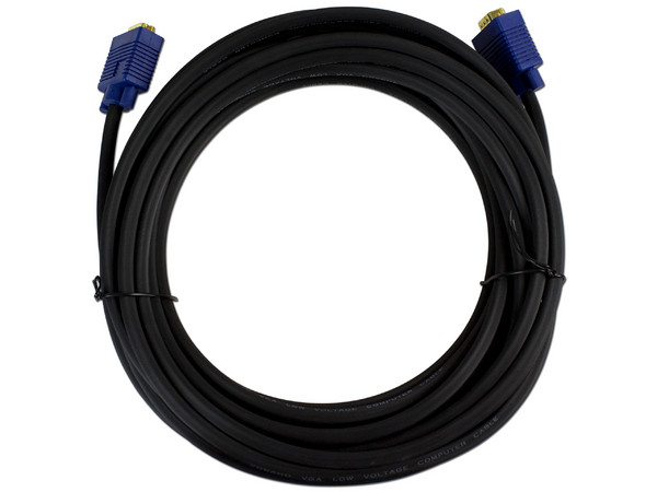 Cable de video Vorago VGA (M-M), 10m.