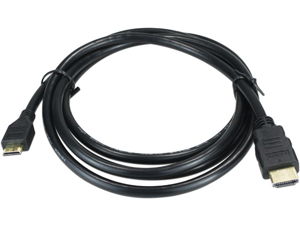 Cable de Video Xtech XTC-335 mini HDMI a HDMI (M-M) de 1.8m.