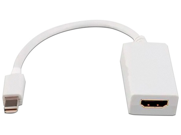 Adaptador Xcase de Mini DisplayPort a HDMI. Color Blanco.