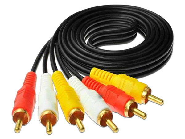 Cable Componente de Audio y Video Xcase, 3 RCA a 3 RCA, M-M, 3m.