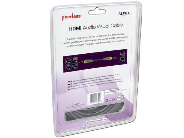 Cable Peerless ALPHA HDMI 1.3b M-M, 5.0m    