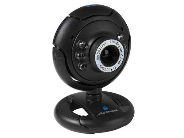 Cámara Web Acteck Net View, resolución de 300pix hasta 2.0MP con interpolación, USB