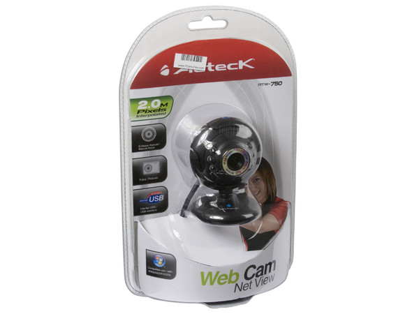 Cámara Web Acteck Net View, resolución de 300pix hasta 2.0MP con interpolación, USB