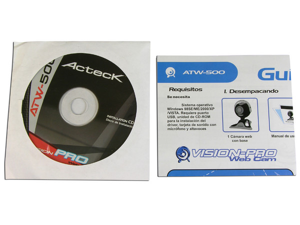 Cámara Web Acteck VGA-350K, resolución 640x480, USB 2.0
