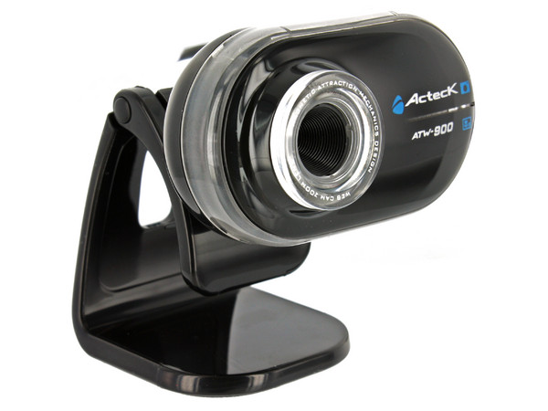 Cámara Web Acteck Neo-Glow ATW-900 con de 1.3MP de resolución y hasta 7.5MP por interpolación, micrófono integrado, USB.