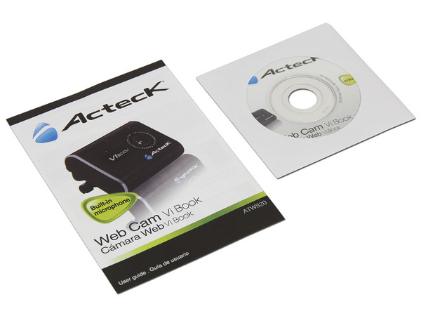 Cámara Web Acteck Vi Book ATW820 para Notebooks, Microfono integrado, USB.