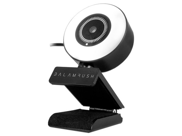 Camara Web Balam Rush BR-932974, Resolución 1920 x 1080 (Full HD 1080p), USB, Luz LED y Micrófono integrados.