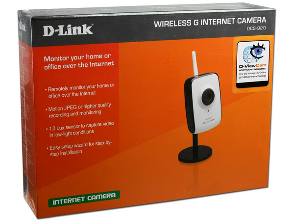 Cámara Web D-Link IP DCS-920 Wireless-G  para Monitoreo Doméstico por Internet