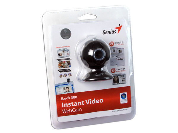 Cámara Web Genius  iLook 300 Instant Video, resolución hasta 1.3MB con interpolación, USB