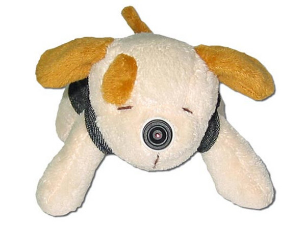 Cámara Web Genius Look 312P, USB, en forma de perro de Peluche.