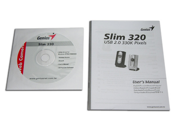 Cámara Web Genius SLIM 320, resolución 640x480, Interfase USB