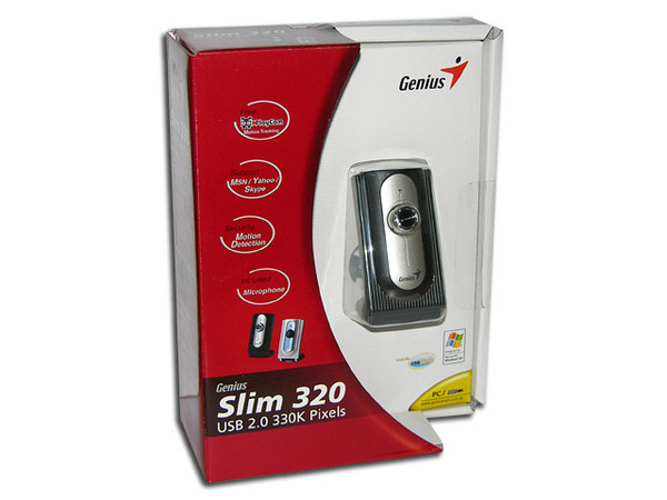 Cámara Web Genius SLIM 320, resolución 640x480, Interfase USB