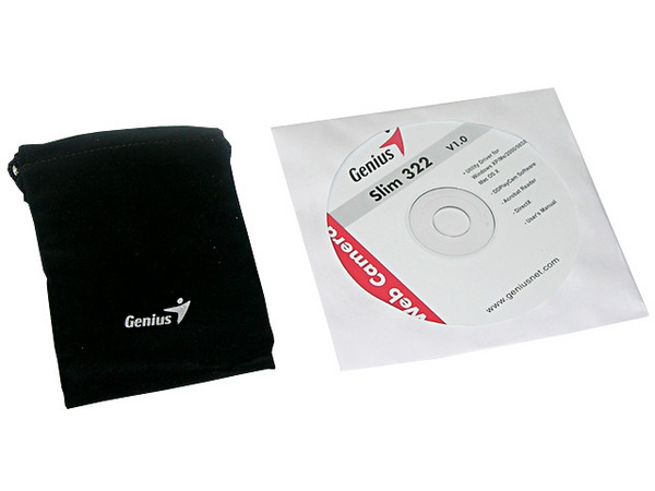 Genius VideoCAM Slim 322, Resolución de 640X480, USB