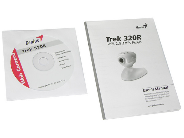 Cámara Web Trek 320R Genius, resolución 352x288, Interfase USB.