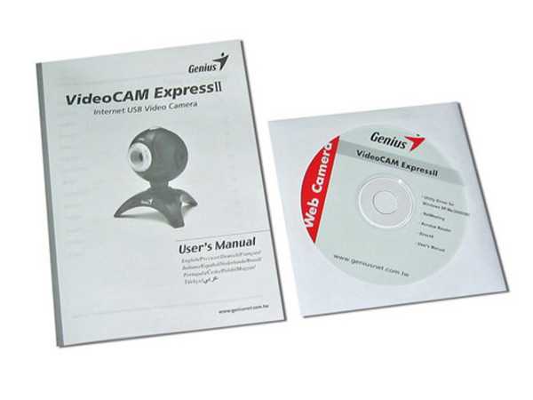 Genius VideoCAM Express II, Resolución de 352x288, USB