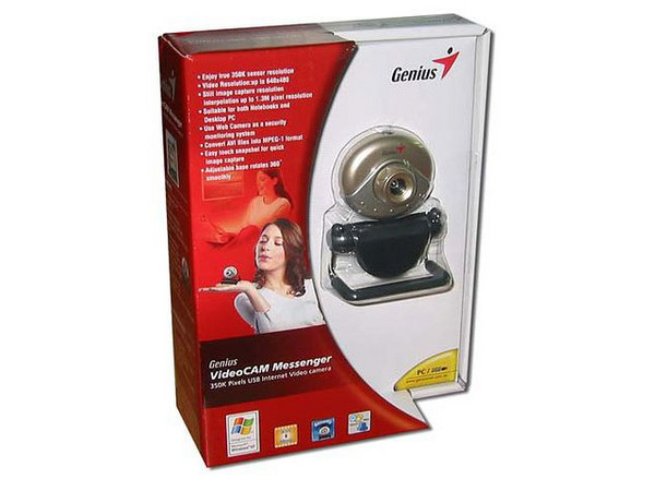 Genius VideoCAM Messenger, Resolución de 640X480, USB