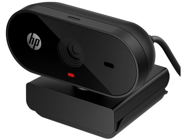 Cámara Web HP 325 FHD, Video HD 1080p, Micrófono integrado, USB-A. Color Negro.