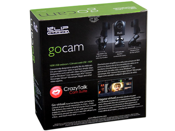 Cámara Web Klip Xtreme GoCam, Resolución 352 x 288, USB