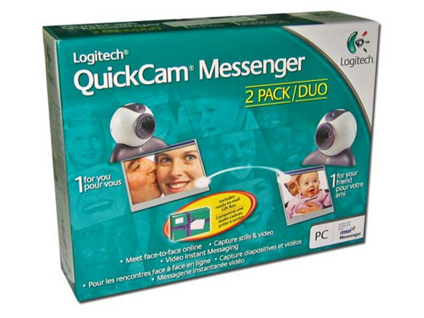 WebCam Logitech QuickCam Messenger, Paquete de 2 Cámaras