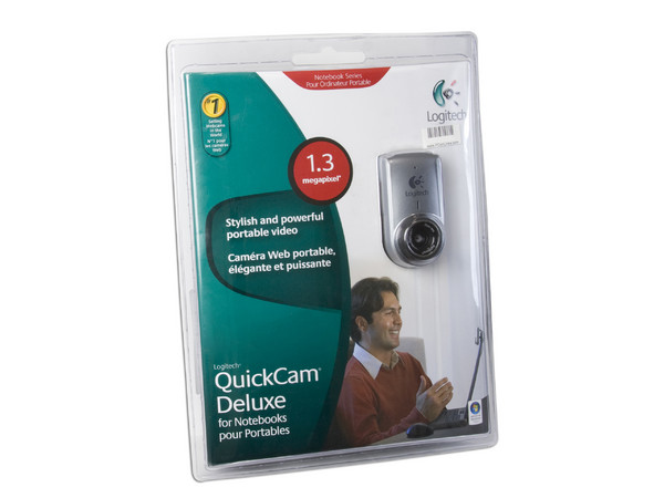 Cámara Web Logitech QuickCam Deluxe para Laptop