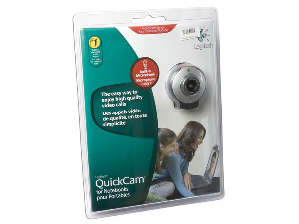 Cámara Web Logitech QuickCam para Notebooks, Resolución de 640x480, USB
