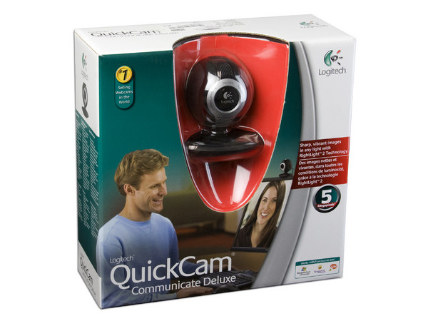Cámara Web Logitech QuickCam Communicate Deluxe, Resolución de 960x720, USB