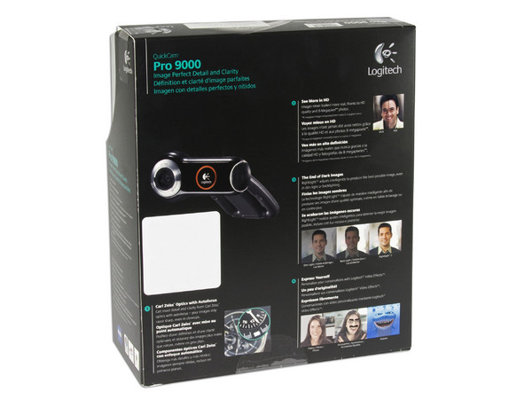 Cámara Web para Laptop Logitech QuickCam Pro 9000, resolución hasta 1600x1200