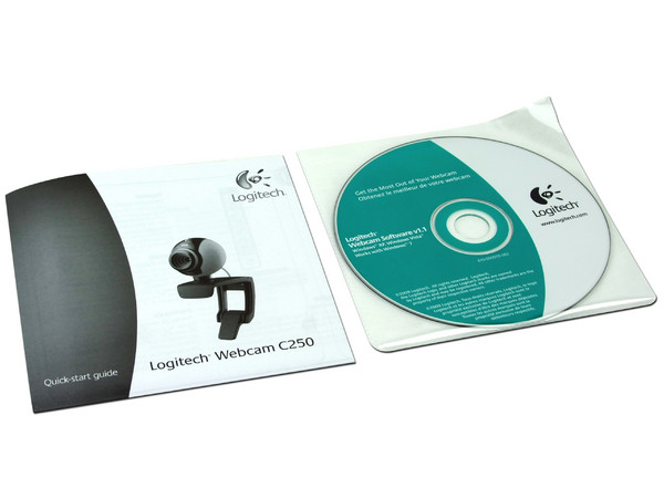 Cámara Web Logitech C250 Azul, Resolución de 640x480, USB