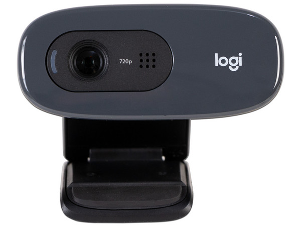 Cámara Web HD Logitech C270, 1280 x 720p, micrófono, USB 2.0.