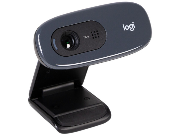 Cámara Web HD Logitech C270, 1280 x 720p, micrófono, USB 2.0.