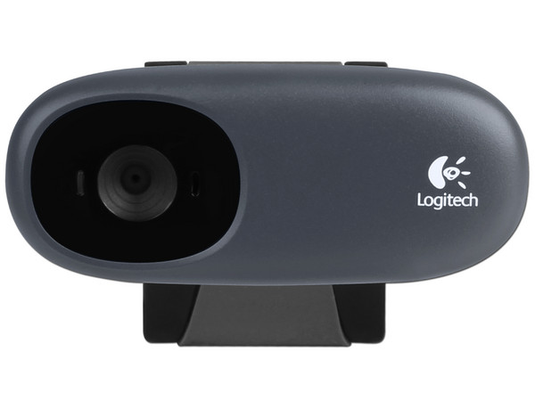 Cámara Web Logitech C110, Resolución de 640x480, Micrófono integrado.