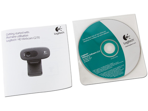 Cámara Web HD Logitech c270, Video 720p,  Resolución de 1280x720, USB