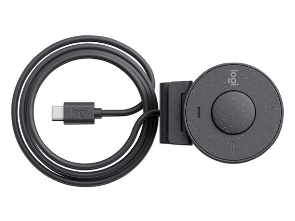 Cámara Web Logitech Brio 300, Video Full HD 1080p, Micrófono Integrado, USB-C. Color Gris.