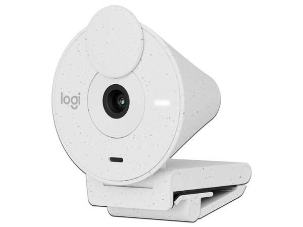 Cámara Web Logitech Brio 300, USB-C, Full HD 1080p, 2MP, Color Blanco.