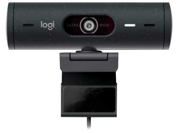 Cámara web Logitech BRIO 505, USB-C, Full HD de 1080p, Corrección de luz, Encuadre automático, Certificación para Microsoft Teams, Zoom, Google Meet.