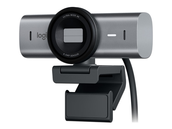 Cámara Web Logitech MX Brio 705 para Negocios, UHD 4K (4096 x 2160),  Micrófono dual, USB-C.