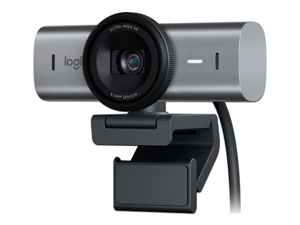 Cámara Web Logitech MX Brio 705 para Negocios, UHD 4K (4096 x 2160),  Micrófono dual, USB-C.