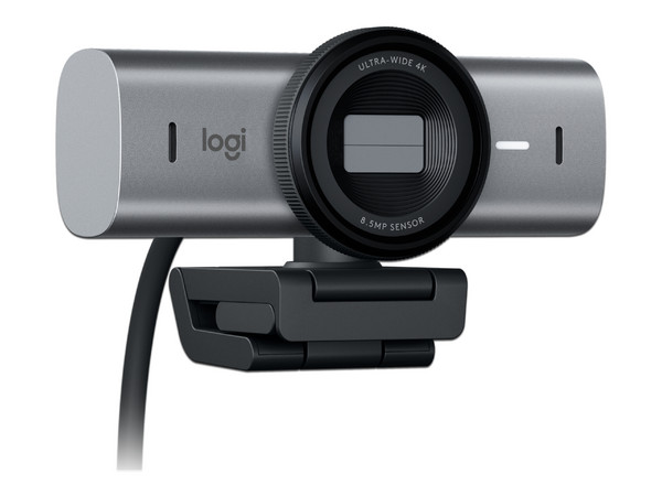Cámara Web Logitech MX Brio 705 para Negocios, UHD 4K (4096 x 2160),  Micrófono dual, USB-C.