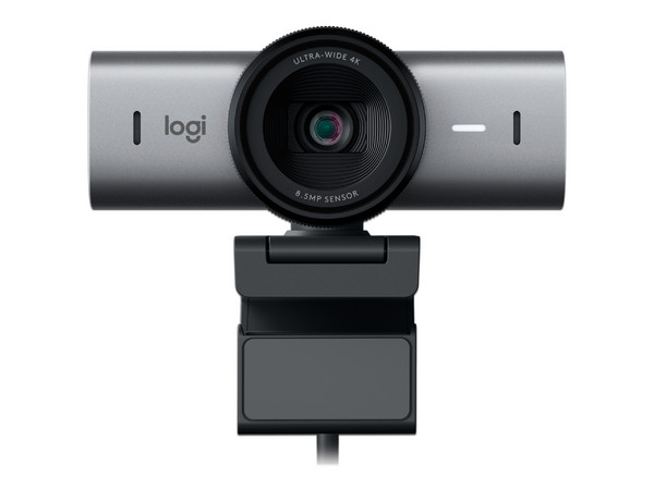 Cámara Web Logitech MX Brio 705 para Negocios, UHD 4K (4096 x 2160),  Micrófono dual, USB-C.