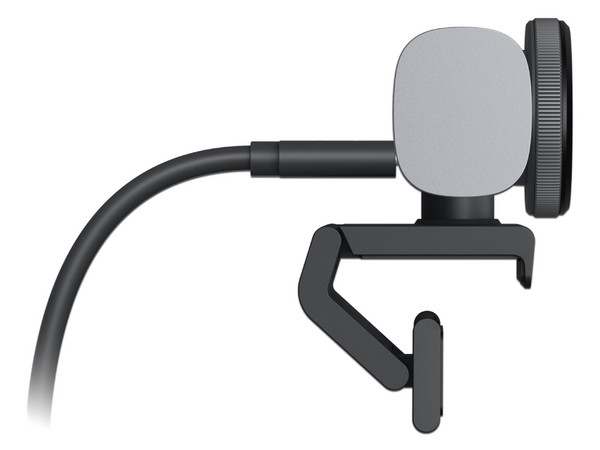 Cámara Web Logitech MX Brio Pro 700, Resolución UHD 4K (3840 x 2160 ), Micrófono dual, USB-C. Color Gris.