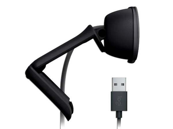 Cámara Web Logitech BRIO 100, Full HD 1080p, USB.