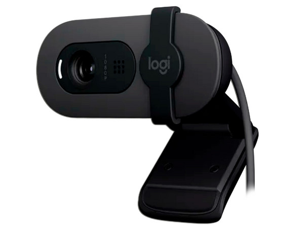 Cámara Web Logitech BRIO 100, Full HD 1080p, USB.