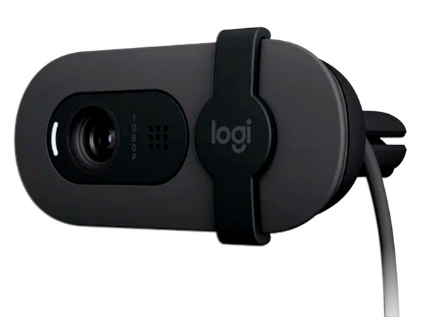 Cámara Web Logitech BRIO 100, Full HD 1080p, USB.