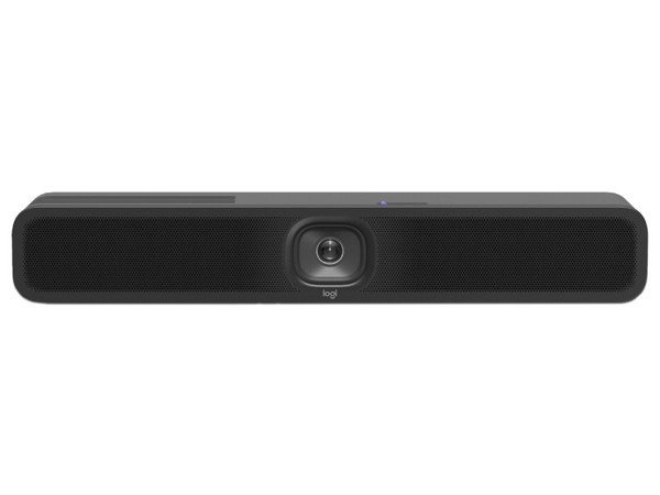 Barra Logitech MeetUp 2, Cámara UHD 4K, 6 Micrófonos con IA, Compatible con videoconferencias.
