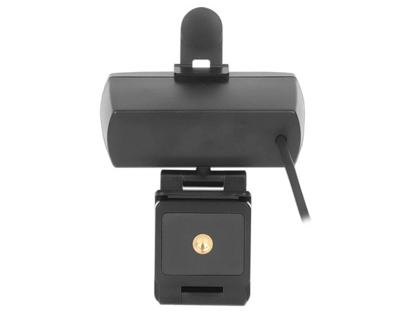 Cámara Web Full HD 1080p USB con Rotación 360 Grados, Micrófono Integrado, 30 fps, Base Ajustable, Privacidad, Cable 1.5m.